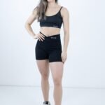 SHORTS ACINTURADO PRETO POLIAMIDA