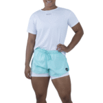 SHORTS TACTEL DE CORRIDA VERDE ÁGUA