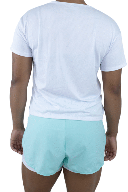 SHORTS TACTEL DE CORRIDA VERDE ÁGUA - Imagem 3