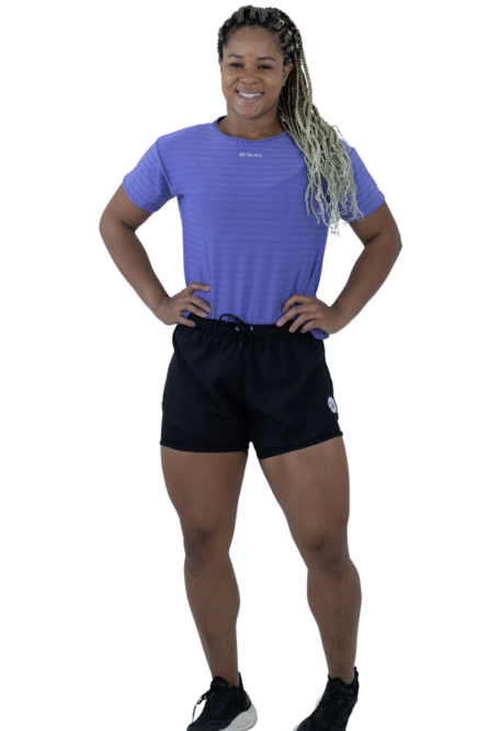 SHORTS TACTEL DE CORRIDA PRETO - Imagem 1