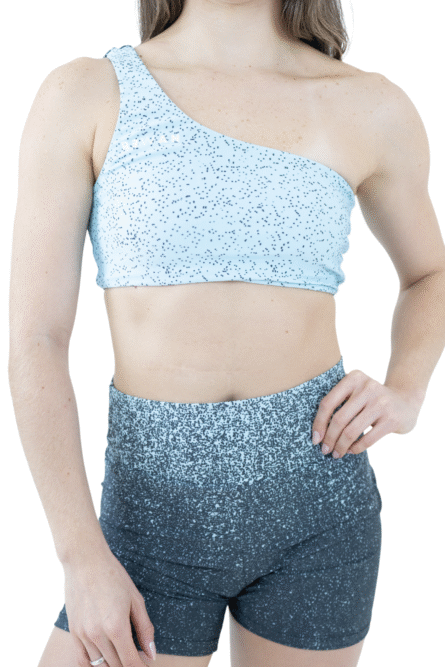 TOP OMBRO AZUL BOLINHA - Imagem 3