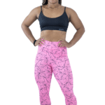 CALÇA ROSA MESCLADA