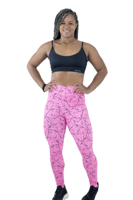 CALÇA ROSA MESCLADA - Imagem 1