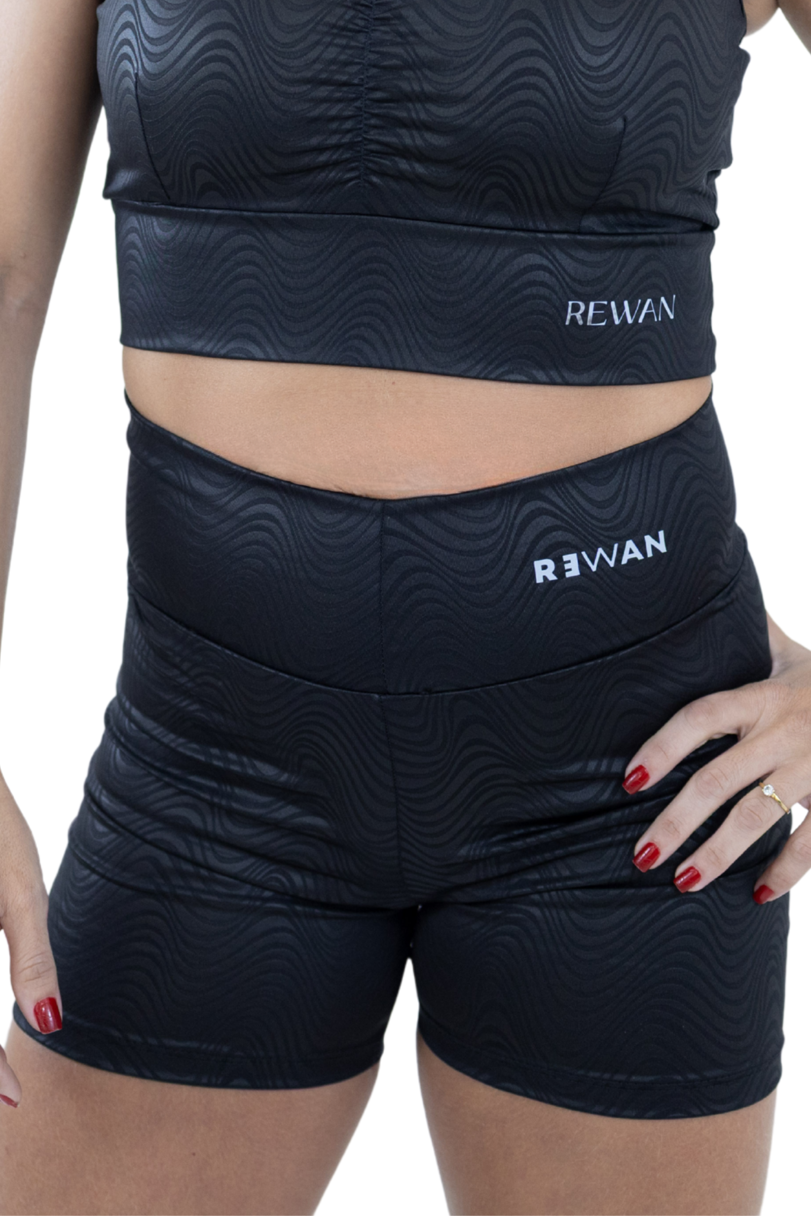 SHORT COS ALTO PRETO 3D - Imagem 2