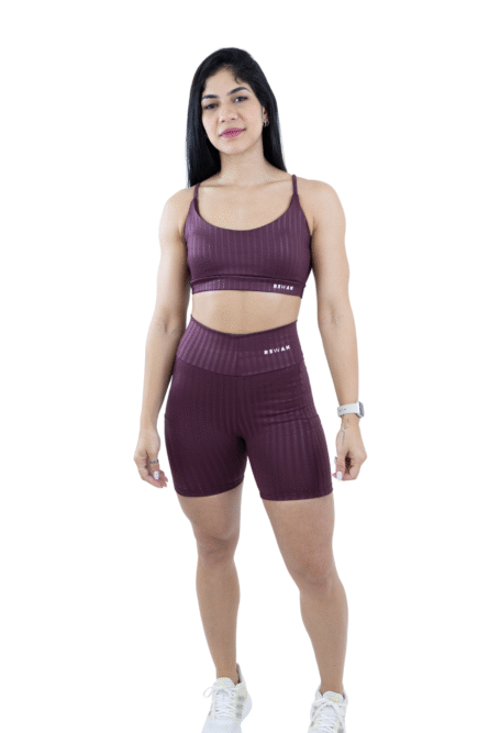 SHORT COM BOLSO BORDO 3D - Imagem 1