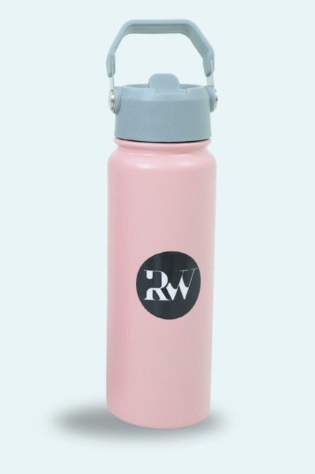 GARRAFA COM CANUDO REWAN ROSA - Imagem 3