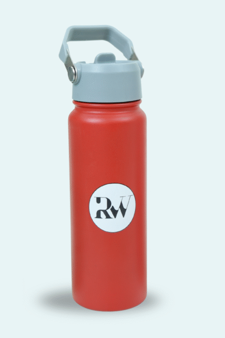 GARRAFA COM CANUDO REWAN VERMELHA - Imagem 2