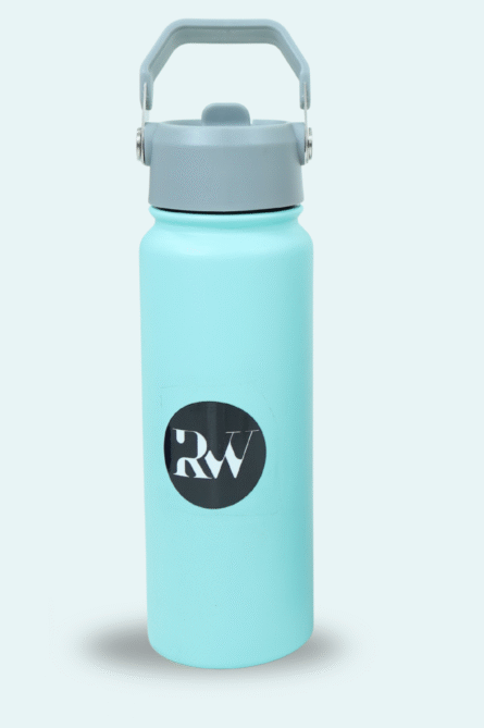 GARRAFA COM CANUDO REWAN VERDE ÁGUA - Imagem 2