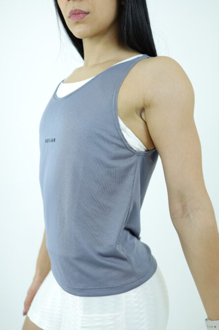 REGATA SLIM CINZA DRYFIT - Imagem 4