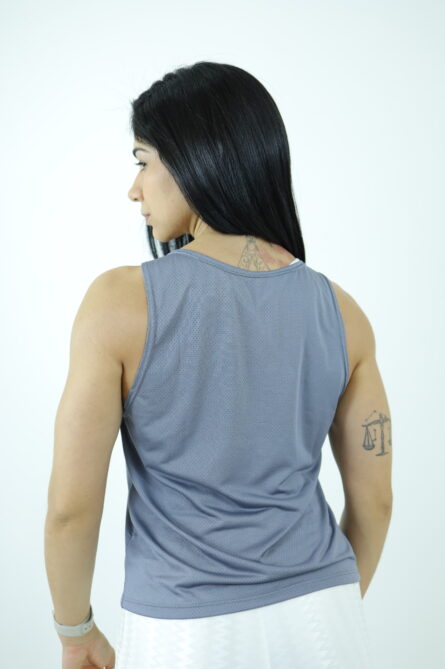 REGATA SLIM CINZA DRYFIT - Imagem 2