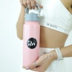 GARRAFA COM CANUDO REWAN ROSA