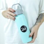 GARRAFA COM CANUDO REWAN VERDE ÁGUA