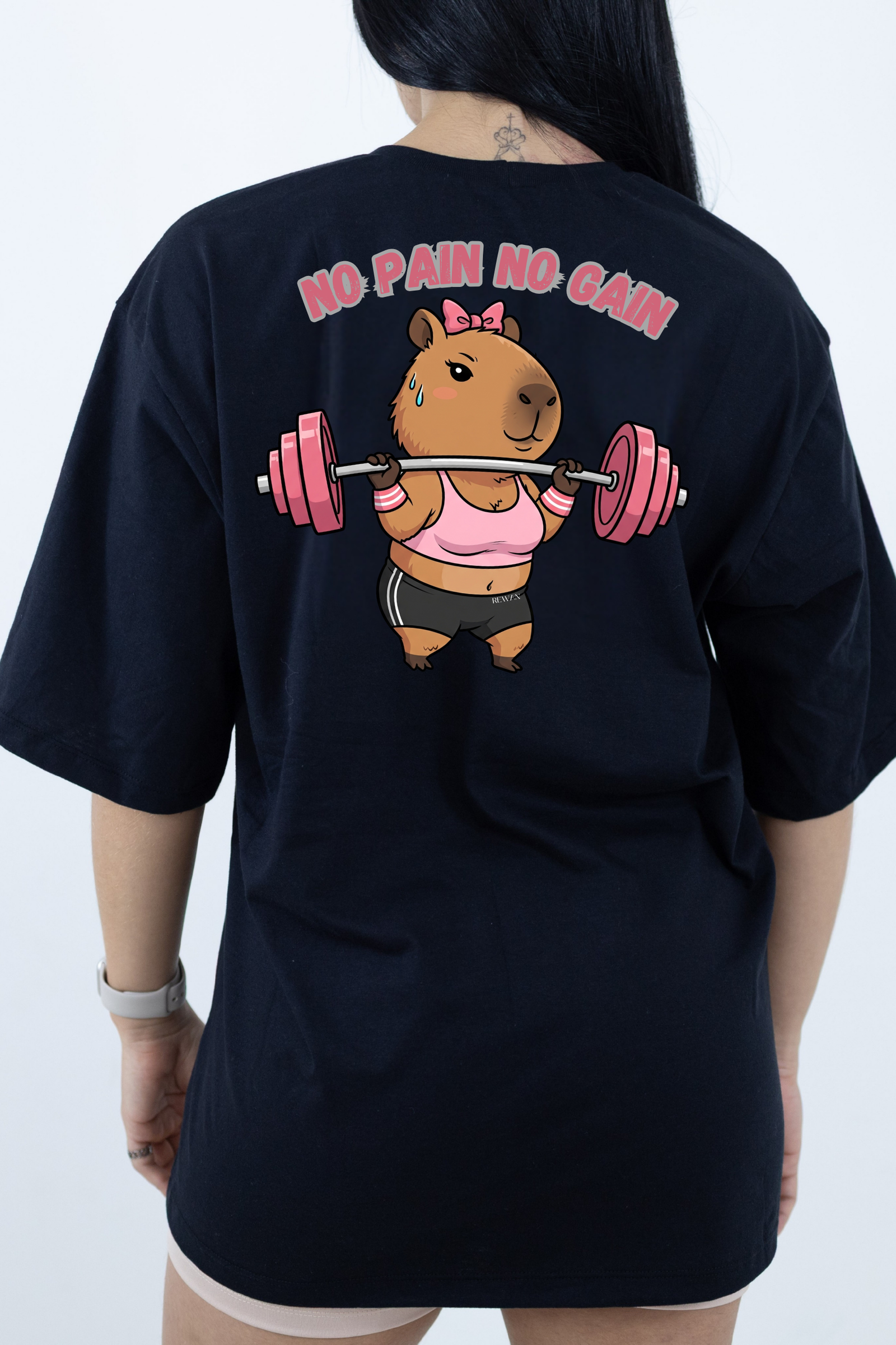 CAMISA OVERSIZED NO PAIN NO GAIN - Imagem 1