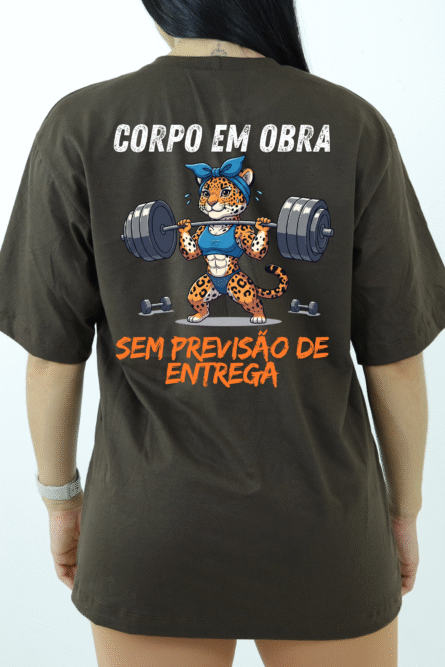 CAMISA OVERSIZED CORPO EM OBRA, SEM PREVISÃO DE ENTREGA - Imagem 1